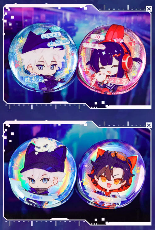 Link Click Cyber Time Series Tin Badge 12 Pack Box - Image 9