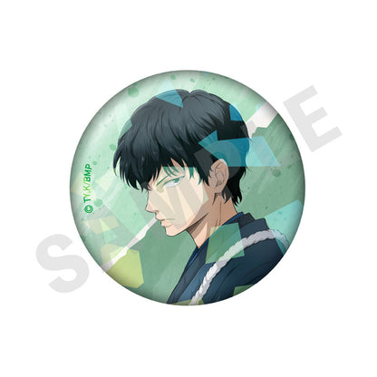 TV Anime The Blue Wolves of Mibu Trading Hologram Tin Badge 7 Item Set - Image 3