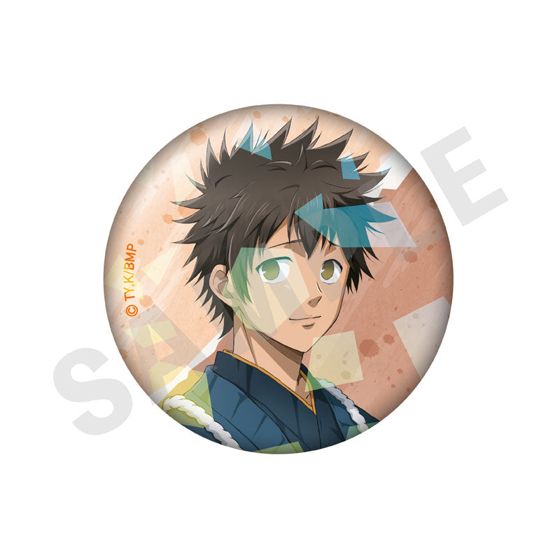 TV Anime The Blue Wolves of Mibu Trading Hologram Tin Badge 7 Item Set - Image 4