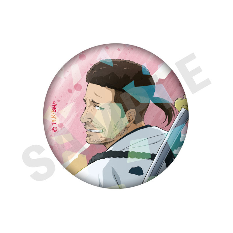 TV Anime The Blue Wolves of Mibu Trading Hologram Tin Badge 7 Item Set - Image 8