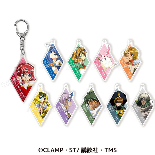 Magic Knight Rayearth Shiny Keychain Collection 10Pack BOX - Image 2