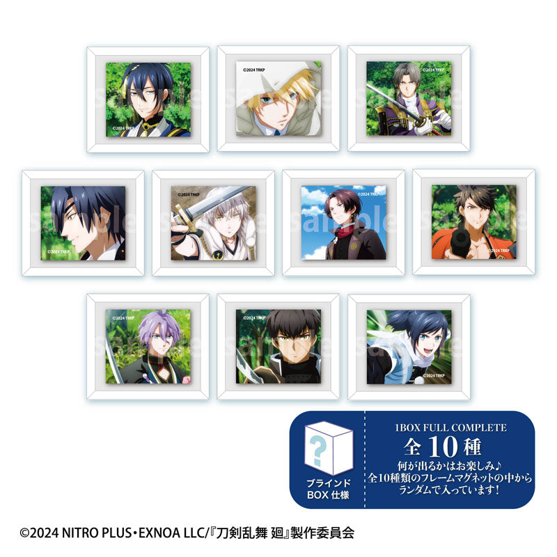 Touken Ranbu Kai -Kyoden Moyuru Honnouji- Trading Frame Magnet 10Pack BOX - Image 2