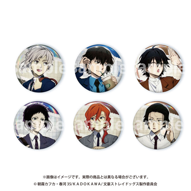 Bungo Stray Dogs Duty Travel Series Trading Tin Badge 6Pack BOX - Image 2