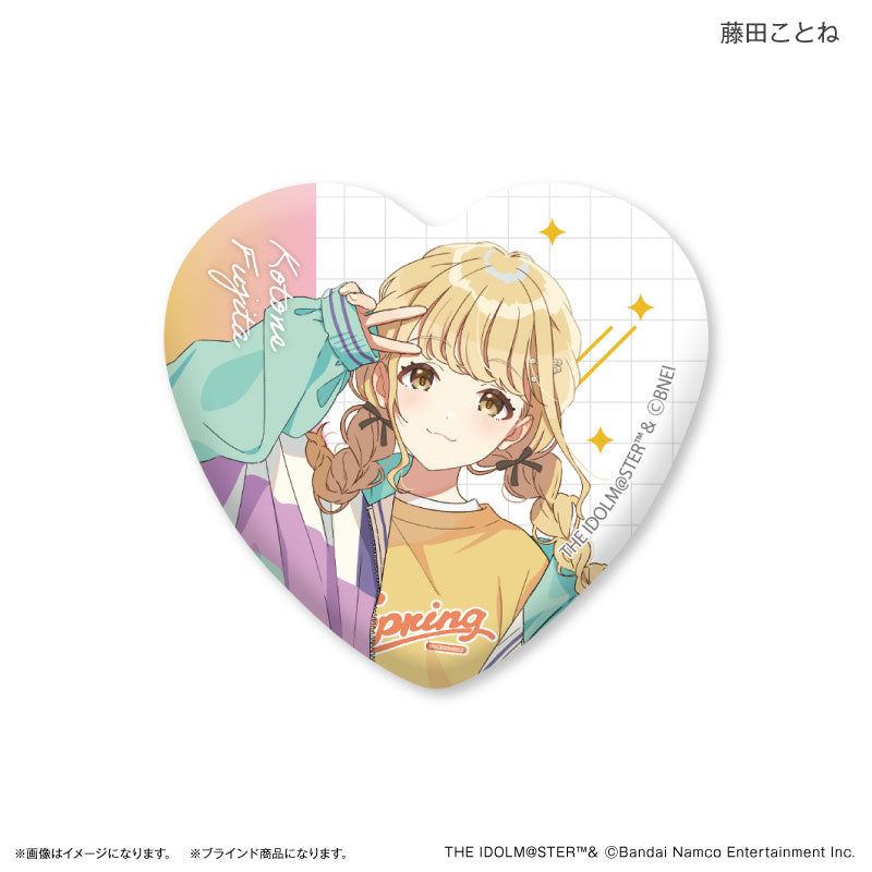 Gakuen iDOLM@STER Trading Heart-shaped Tin Badge 12Pack BOX - Image 4