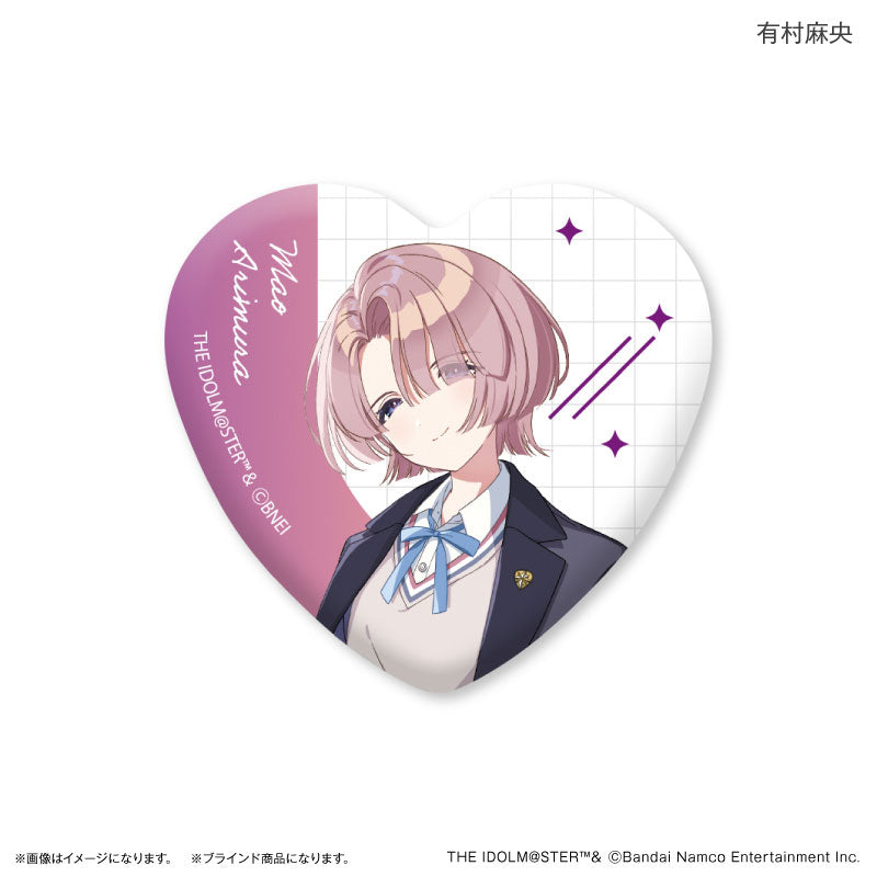 Gakuen iDOLM@STER Trading Heart-shaped Tin Badge 12Pack BOX - Image 5