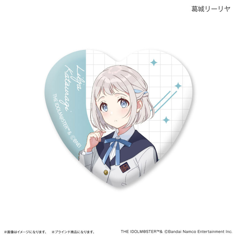 Gakuen iDOLM@STER Trading Heart-shaped Tin Badge 12Pack BOX - Image 6