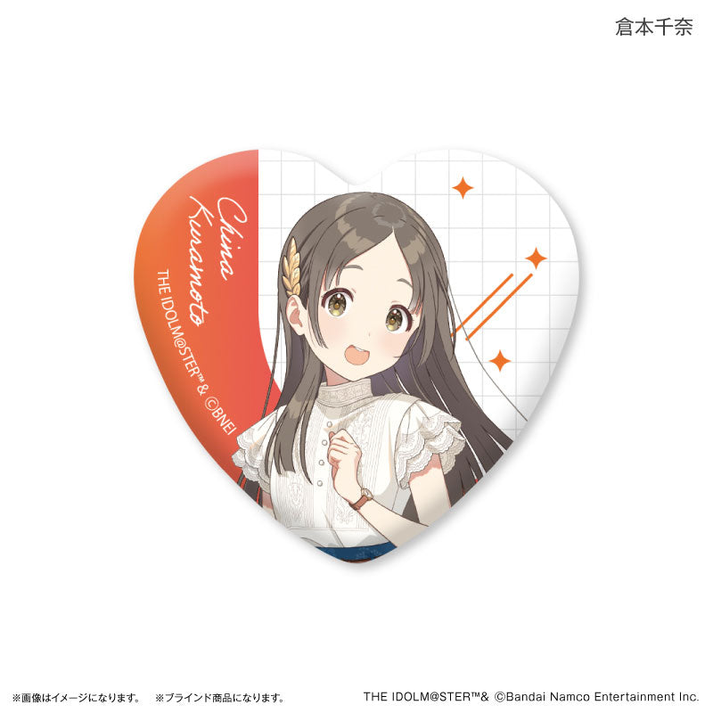 Gakuen iDOLM@STER Trading Heart-shaped Tin Badge 12Pack BOX - Image 7
