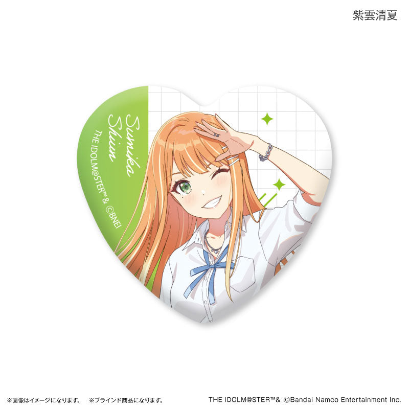 Gakuen iDOLM@STER Trading Heart-shaped Tin Badge 12Pack BOX - Image 8