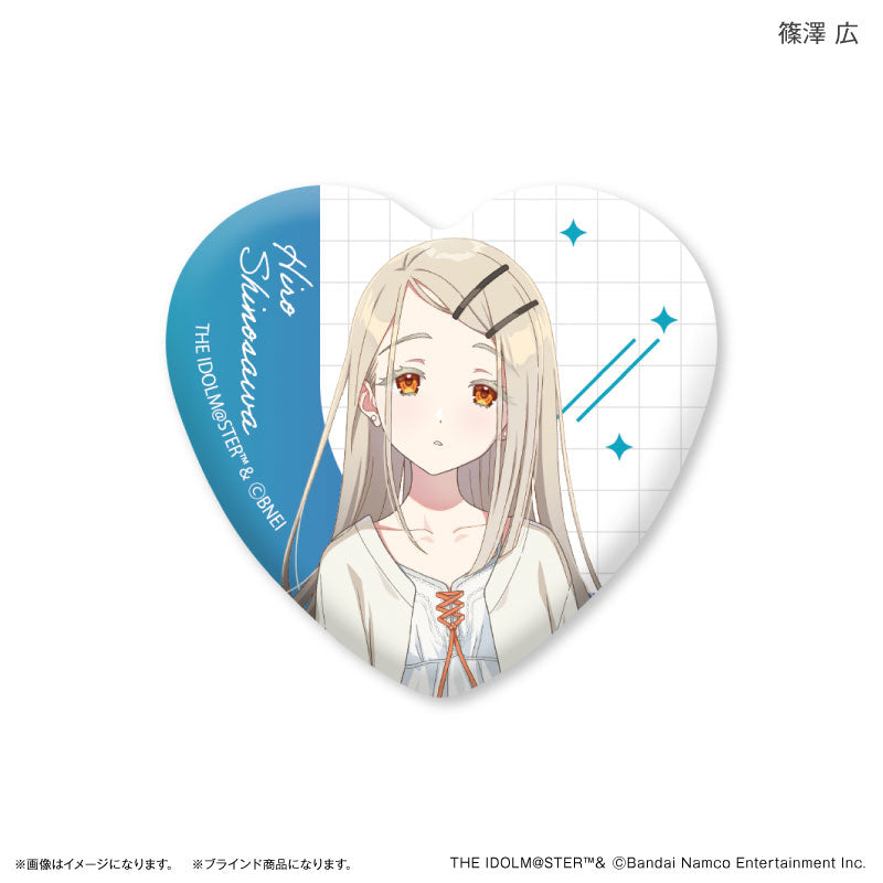 Gakuen iDOLM@STER Trading Heart-shaped Tin Badge 12Pack BOX - Image 9