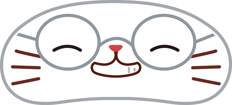 3-nen Z-gumi Ginpachi-sensei withCAT Plush Keychain w/Eye Mask Shinpachi Shimura - Image 2