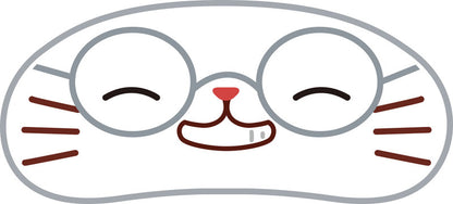 3-nen Z-gumi Ginpachi-sensei withCAT Plush Keychain w/Eye Mask Shinpachi Shimura - Image 2