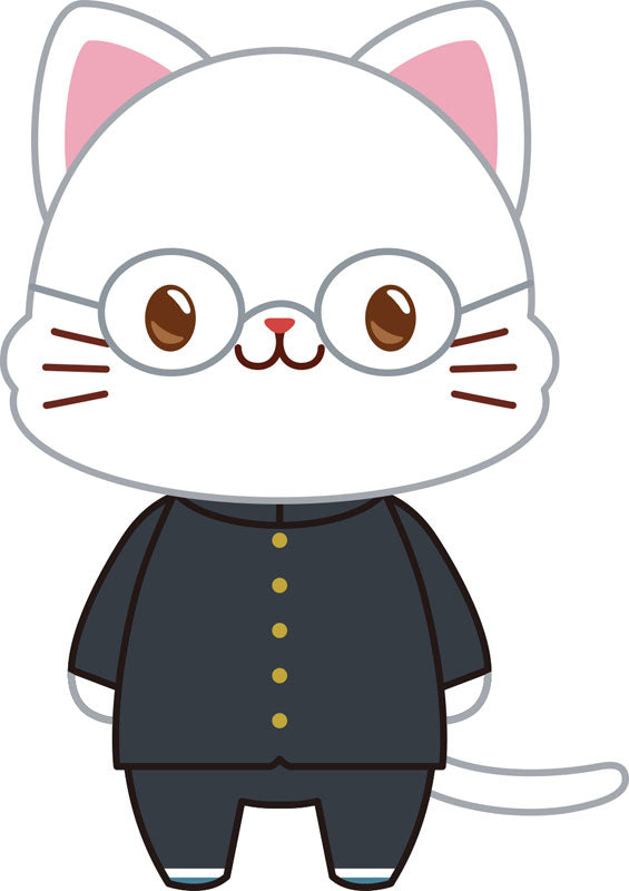 3-nen Z-gumi Ginpachi-sensei withCAT Plush Keychain w/Eye Mask Shinpachi Shimura - Image 3