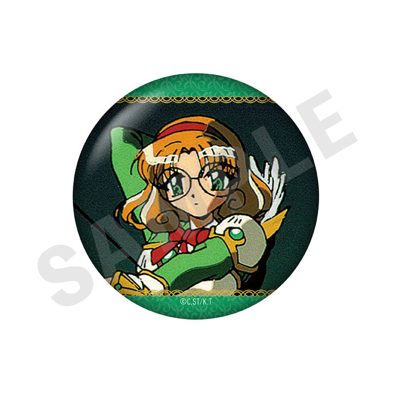 TV Anime Magic Knight Rayearth Trading Tin Badge A 8Pack BOX - Image 4