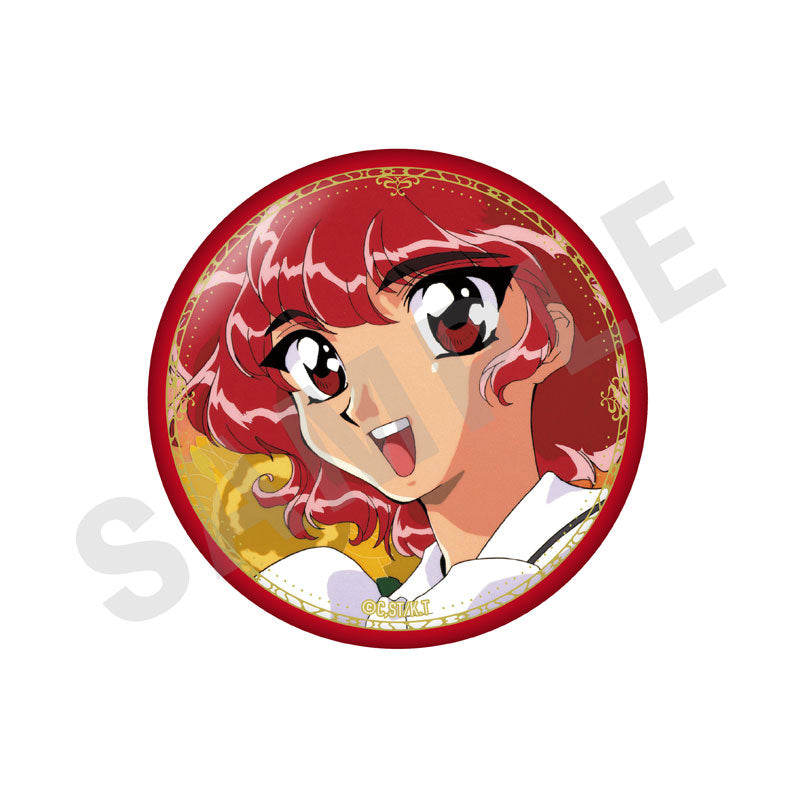 TV Anime Magic Knight Rayearth Trading Tin Badge B 8Pack BOX - Image 2