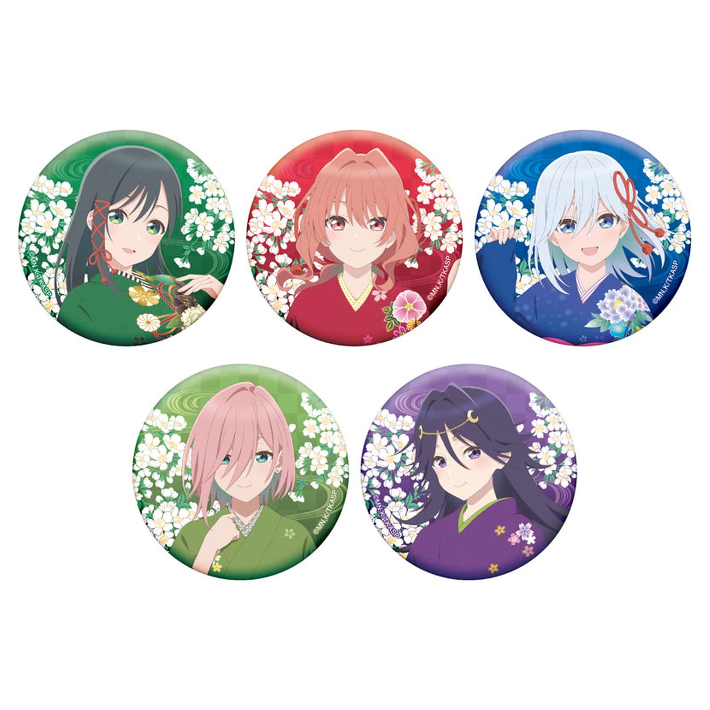 Tying the Knot with an Amagami Sister Hologram Chara Badge Collection 5Pack BOX - Image 1