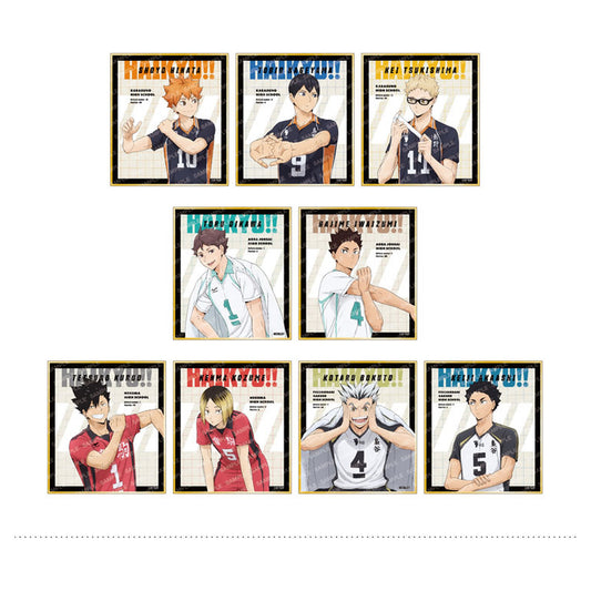 Haikyuu!! Mini Shikishi Collection -Warm-up Exercises- 9Pack BOX - Image 1