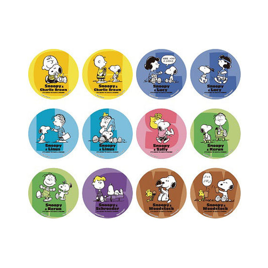 PEANUTS PACHIT Badge Collection 12Pack BOX - Image 1