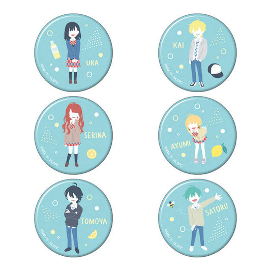 Honey Lemon Soda Chara Badge Collection Yuru Palette 6Pack BOX - Image 1