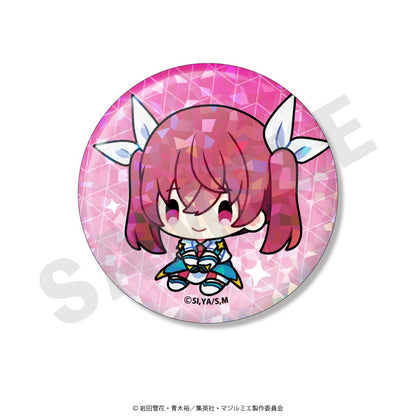 Magilumiere Co. Ltd. Trading Hologram Tin Badge Mini Chara 8Pack BOX - Image 2
