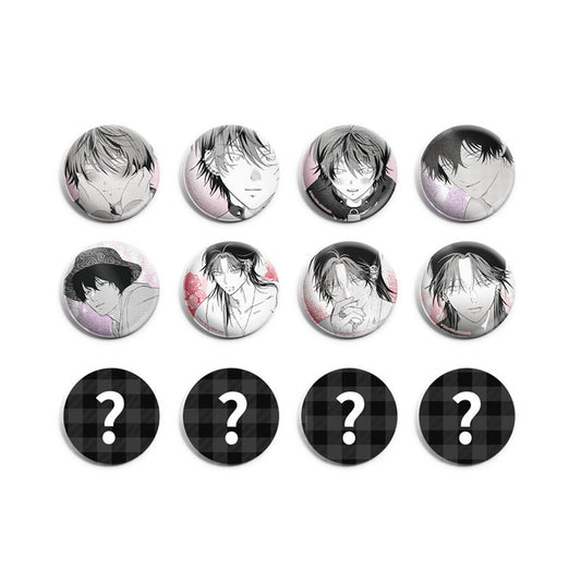 PUNKS TRIANGLE Comic Re:Dating Series Trading Tin Badge 12Pack BOX - Image 1