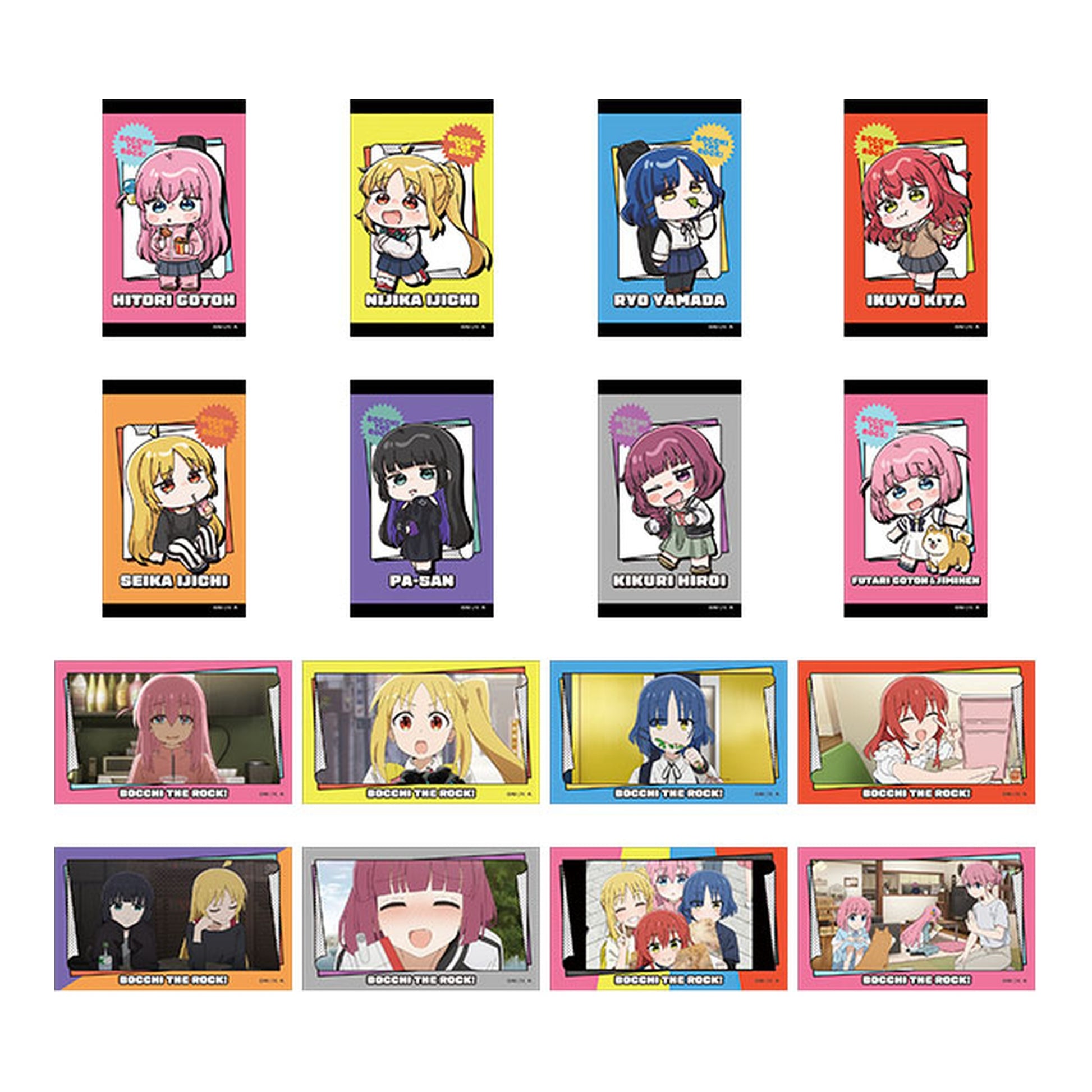 BOCCHI THE ROCK! Memorial Clear Card Collection 8Pack BOX - Image 1