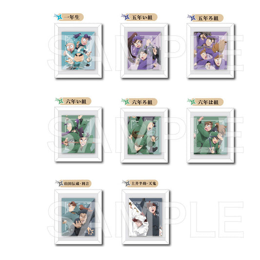 Nintama Rantaro Movie Trading Frame Magnet 8Pack BOX - Image 1