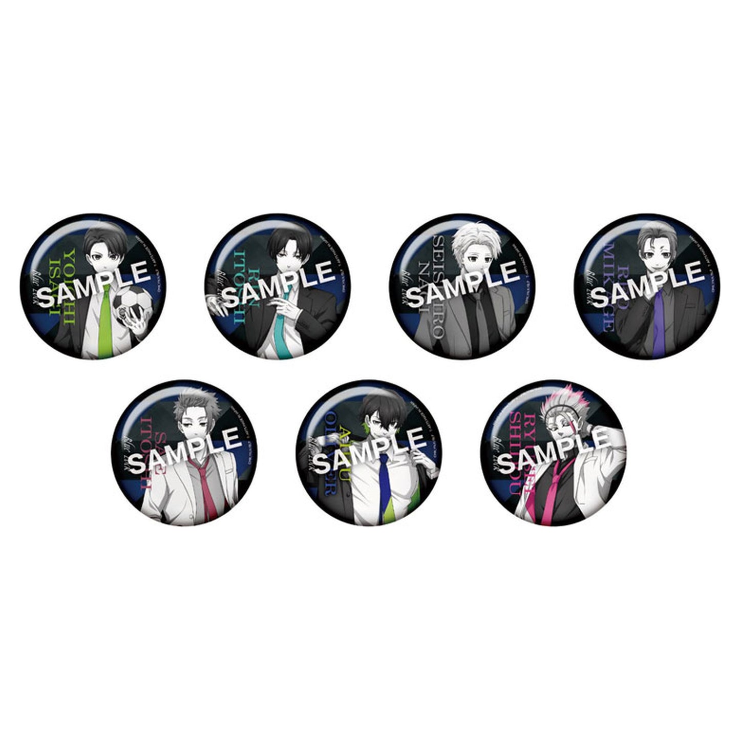 Bluelock OneColor Trading Tin Badge 7Pack BOX - Image 1