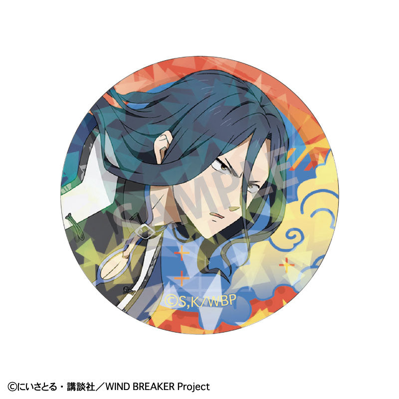 WIND BREAKER Trading Hologram Tin Badges 6 Pack Box - Image 3