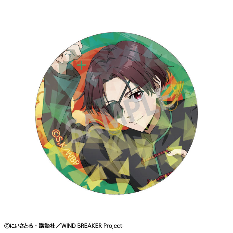 WIND BREAKER Trading Hologram Tin Badges 6 Pack Box - Image 4