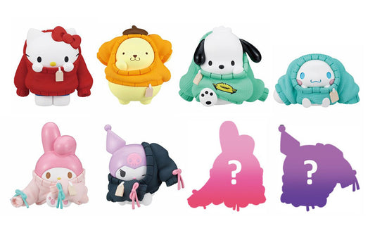 PERIHAPI! Hello Kitty and Friends Changing Clothes 8Pack BOX - Image 2