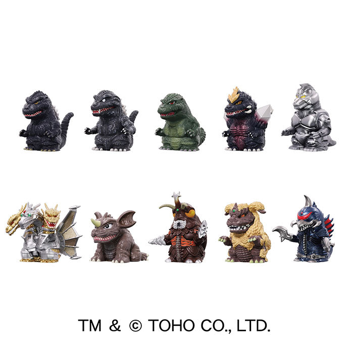 Godzilla Soft Vinyl Puppet Mascot 3 10Pack BOX - Image 2
