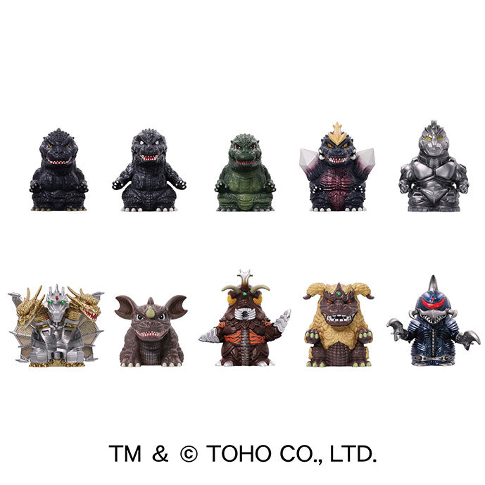 Godzilla Soft Vinyl Puppet Mascot 3 10Pack BOX - Image 3