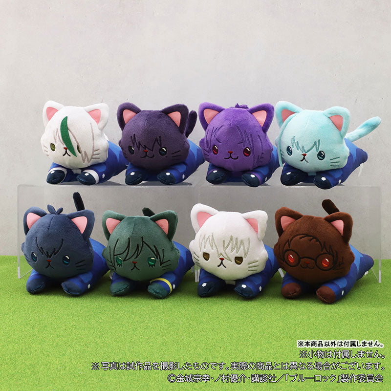 Bluelock Yo Hiori Nesoberi Plush Keychain with Eye Mask - Image 4