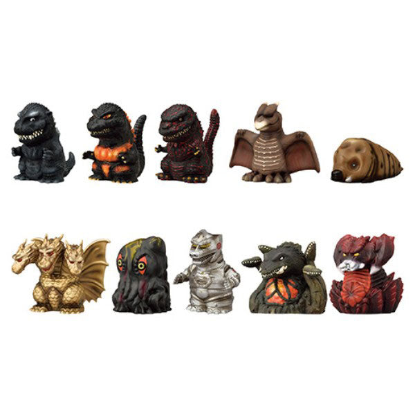 Godzilla Sofubi Puppet Mascot 10Pack BOX - Image 2