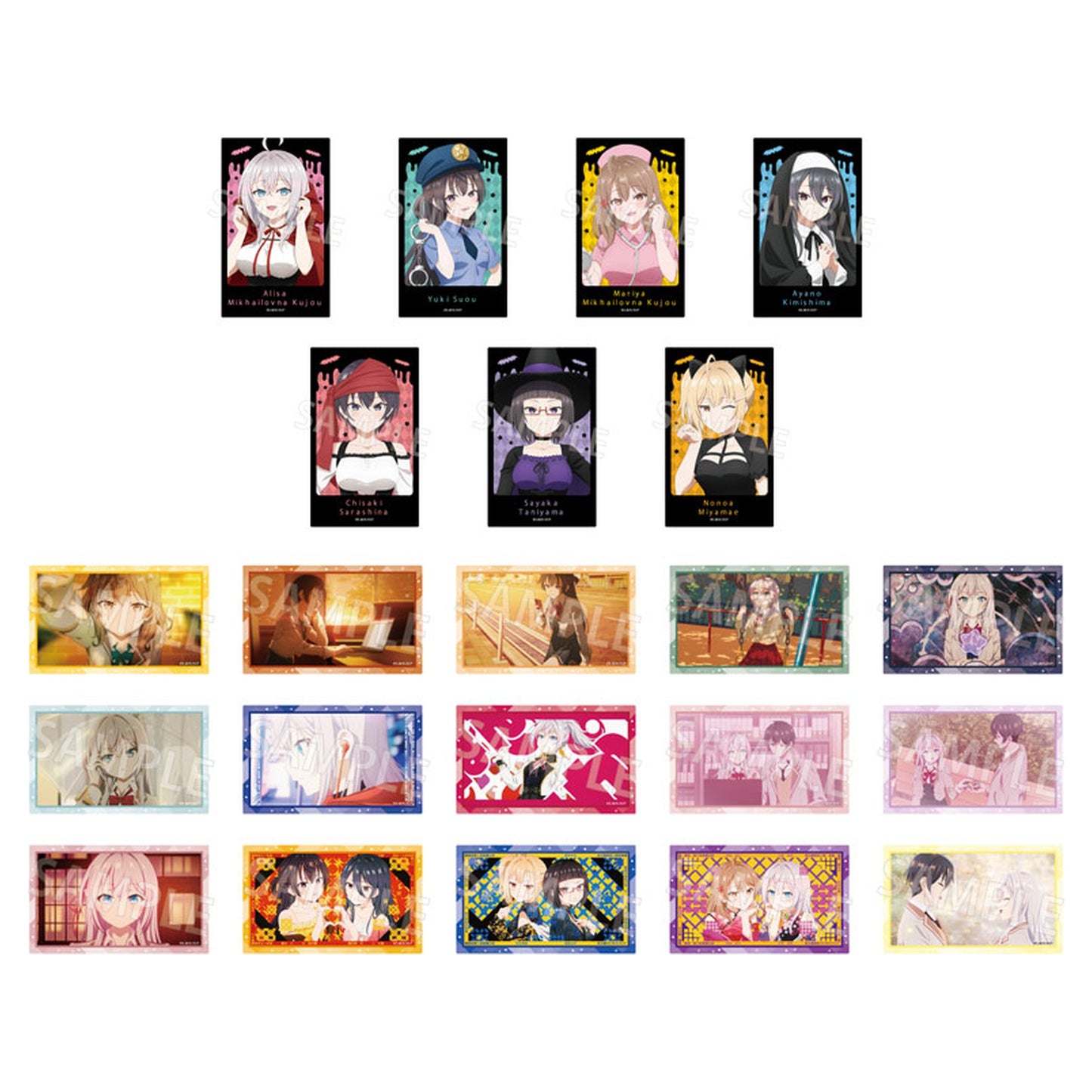 Alya Sometimes Hides Her Feelings in Russian Mini Photo-style Illustrations Collection 3 11Pack BOX - Image 1