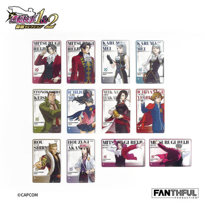 Ace Attorney Investigations Acrylic Clear Card 12 Pack BOX - Image 2