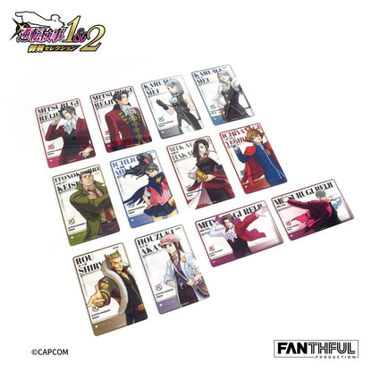 Ace Attorney Investigations Acrylic Clear Card 12 Pack BOX - Image 3