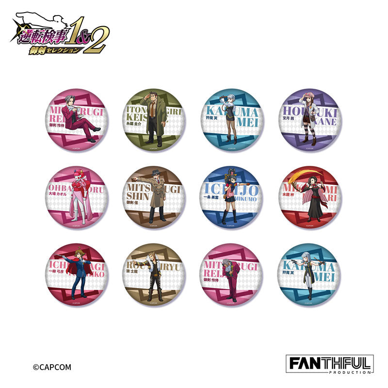 Ace Attorney Investigations FP013AAI2025 Changing Tin Badge 12Pack BOX - Image 2