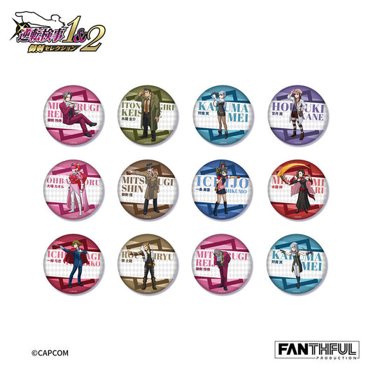 Ace Attorney Investigations FP013AAI2025 Changing Tin Badge 12Pack BOX - Image 2