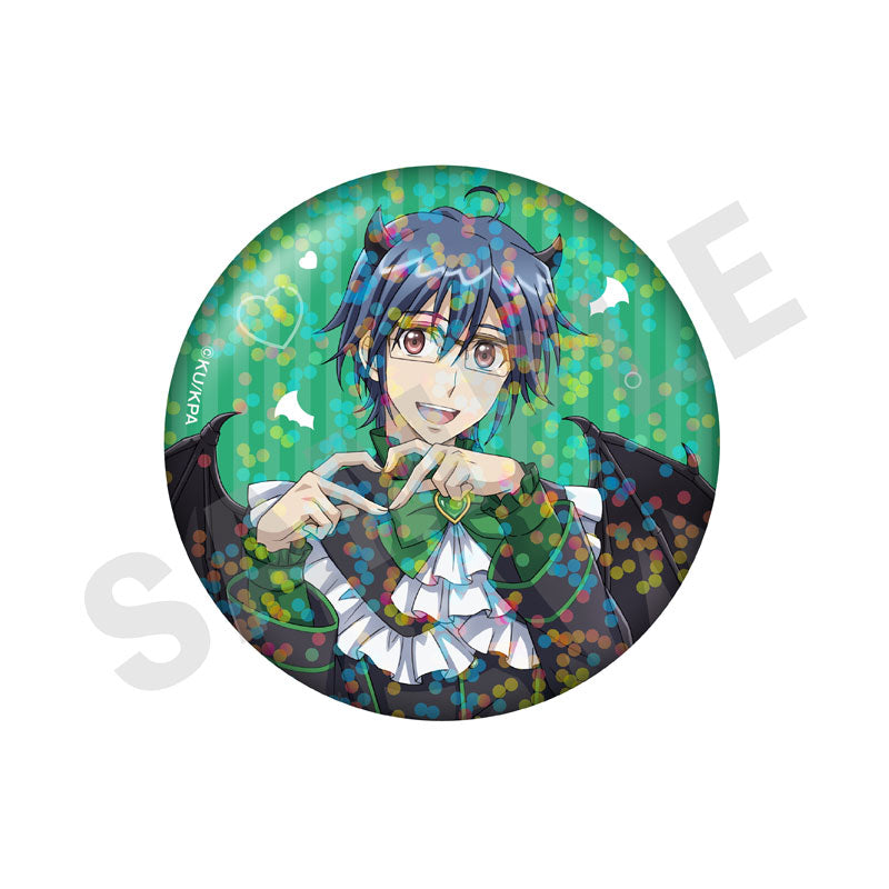 Cute High Earth Defense Club ETERNAL LOVE! Trading Hologram Tin Badge Angel and Devil ver. (LOVE) 10Item Set - Image 6