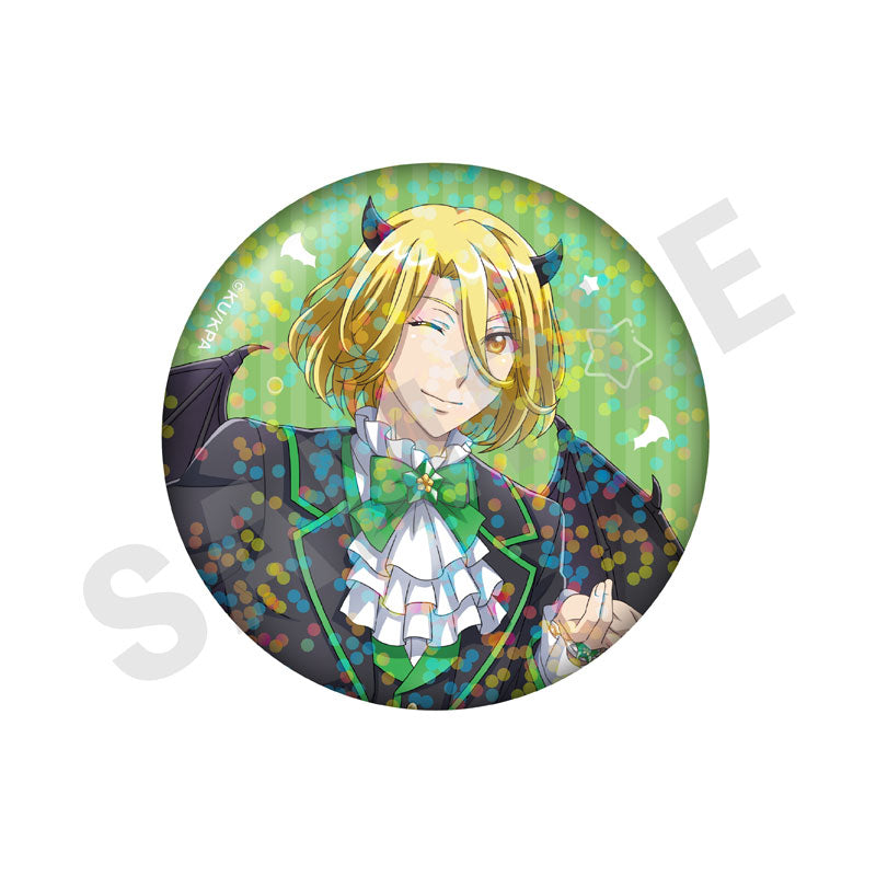 Cute High Earth Defense Club ETERNAL LOVE! Trading Hologram Tin Badge Angel & Devil ver. (HAPPY KISS) 10-Item Set - Image 6