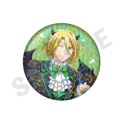 Cute High Earth Defense Club ETERNAL LOVE! Trading Hologram Tin Badge Angel & Devil ver. (HAPPY KISS) 10-Item Set - Image 6