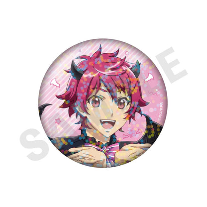 Cute High Earth Defense Club ETERNAL LOVE! Trading Hologram Tin Badge Angel & Devil ver. (HAPPY KISS) 10-Item Set - Image 11