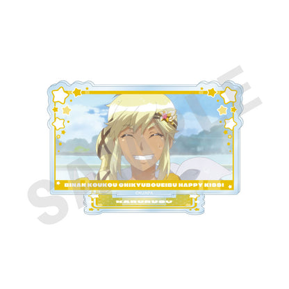 Movie Cute High Earth Defense Club ETERNAL LOVE! Trading Scene Acrylic Stand HAPPY KISS Set - Image 6