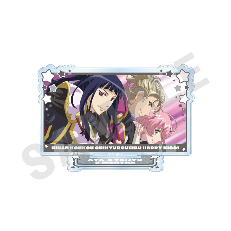 Movie Cute High Earth Defense Club ETERNAL LOVE! Trading Scene Acrylic Stand HAPPY KISS Set - Image 9