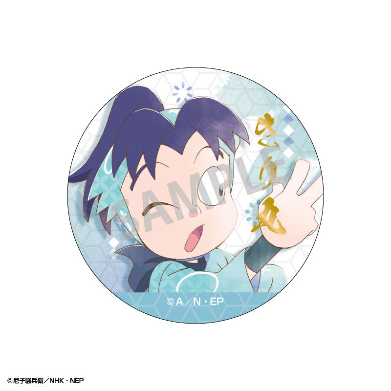 Nintama Rantaro Trading Foil Tin Badge KamiAni TOUCH2 10Pack BOX - Image 3
