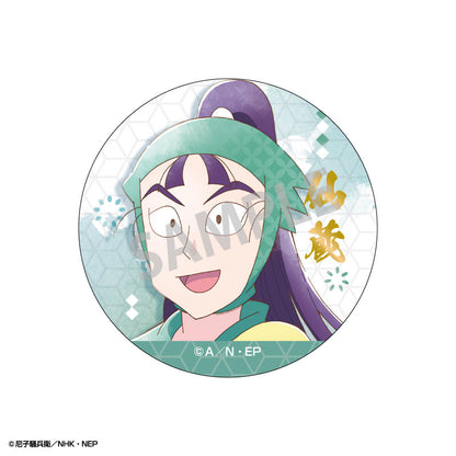 Nintama Rantaro Trading Foil Tin Badge KamiAni TOUCH2 10Pack BOX - Image 7