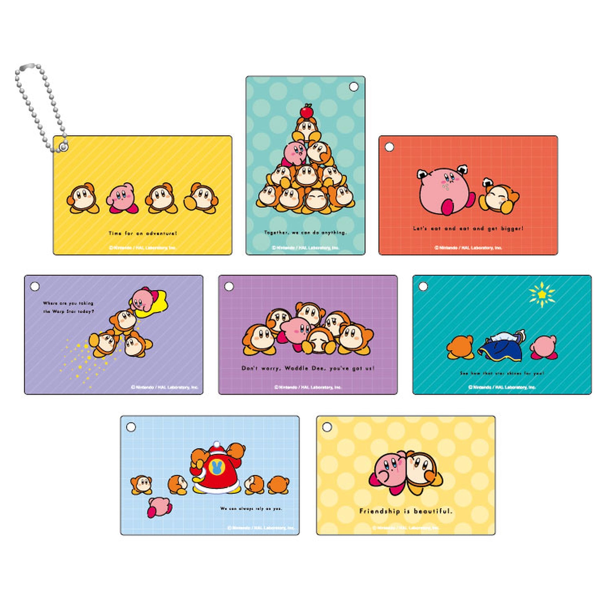 Kirby Waddle Dee Square Keychain Collection 8Pack BOX - Image 1