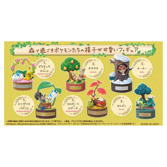 Pokemon A Little Tale of the Forest Series Peaceful Moments! 6Pack BOX - Image 1