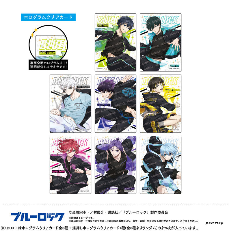 Bluelock Hologram Clear Card Collection -Night Soccer- 9Pack BOX - Image 2